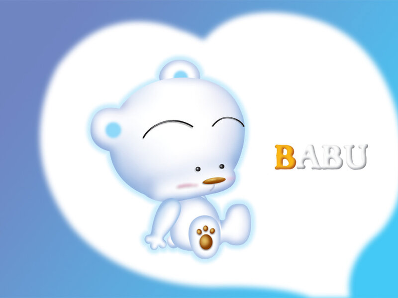 White Cartoon Bear