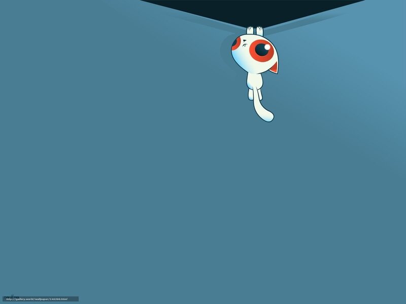 White Cartoon Creature