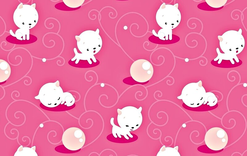 White Cartoon Puppies