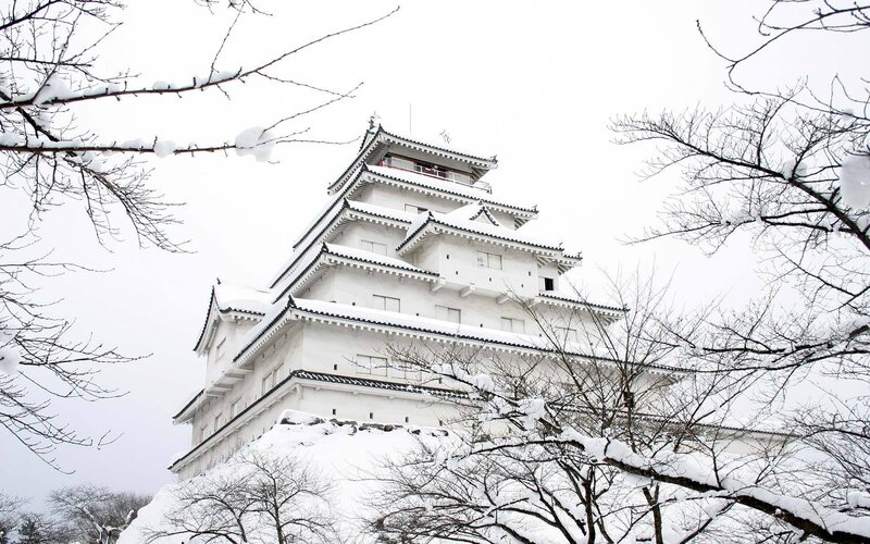 White Castle in Snow