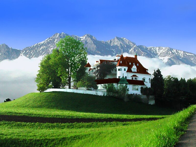 White Castle on Hill — Green