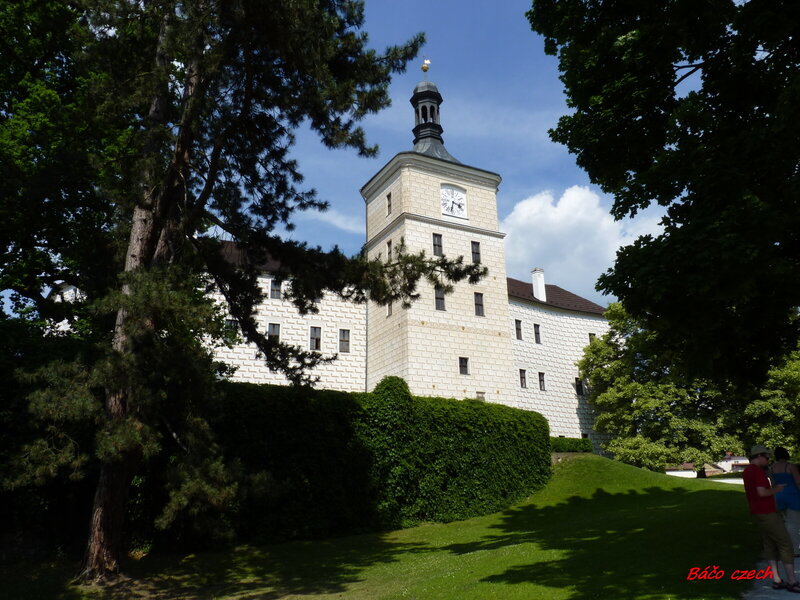 White Castle with Clock Tower