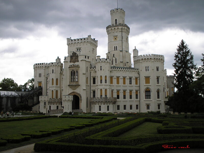 White Castle with Towers — Dramatic