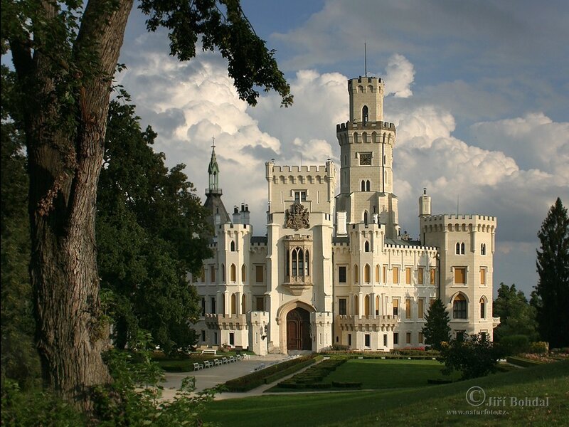 White Castle with Towers