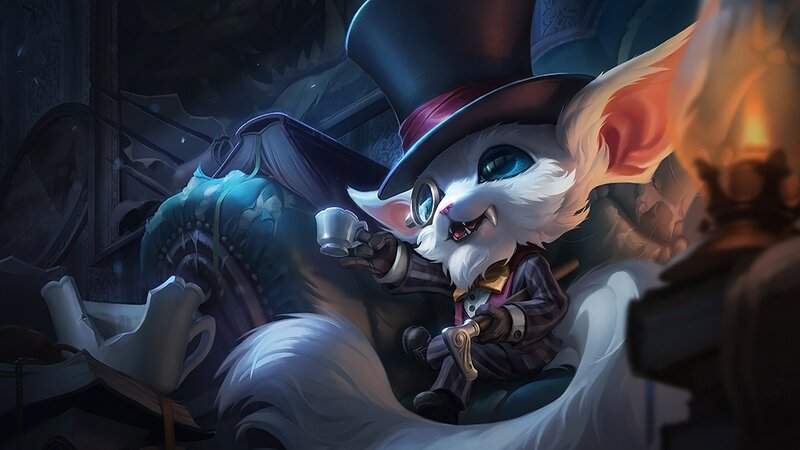 White Cat in Top Hat