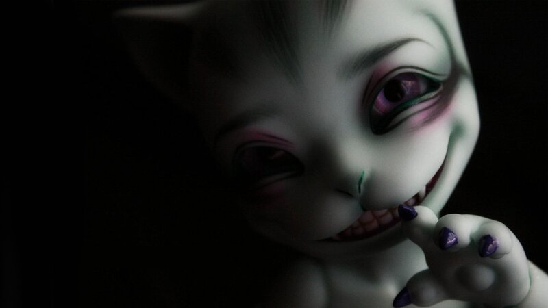 White Cat-like Doll