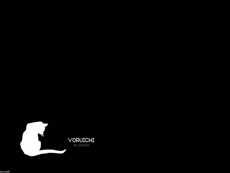 White Cat Silhouette — Black, Dark