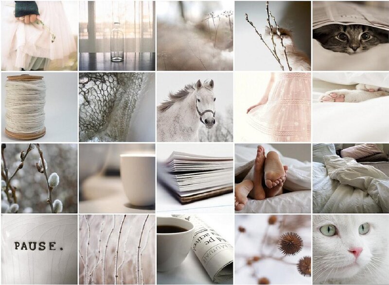 White Cat with Green Eyes — Calm, Spring