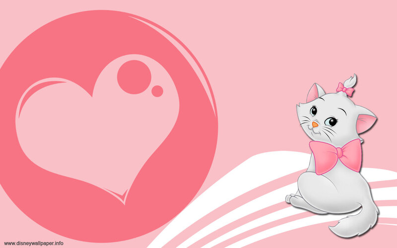 White Cat with Pink Bow — Sweet, Cheerful