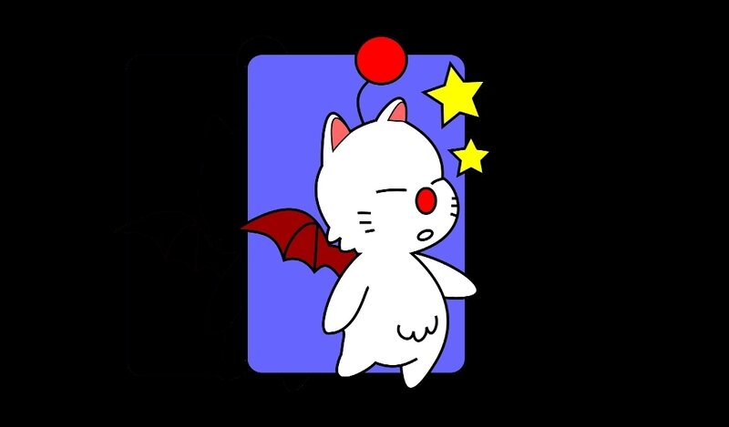 white cat with red wings