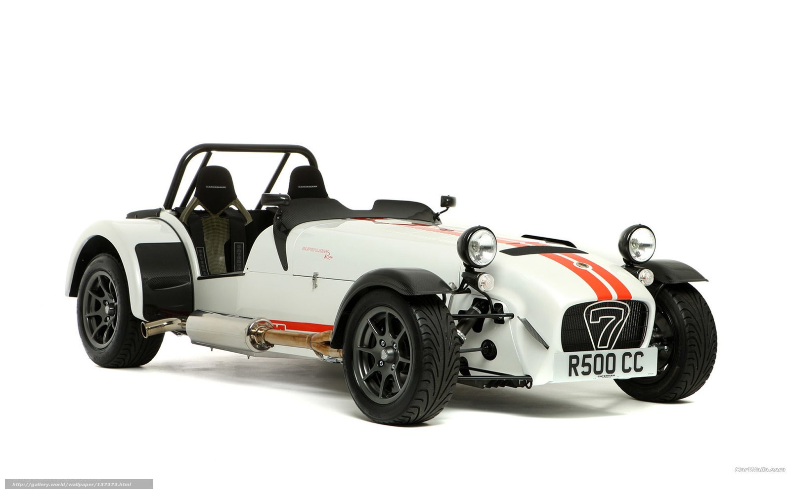 white caterham seven r500