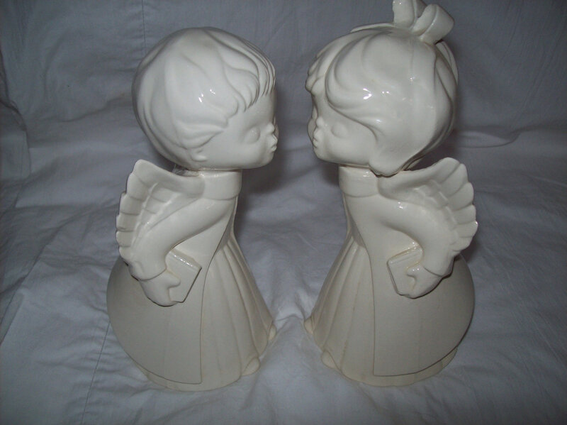 White Ceramic Angels
