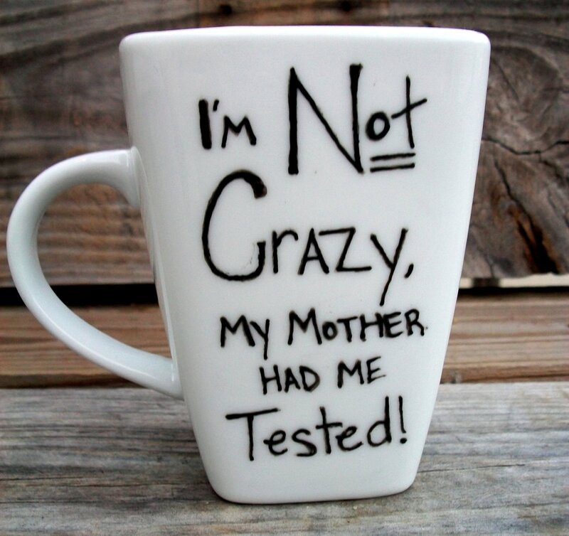 White Ceramic Mug — Humorous