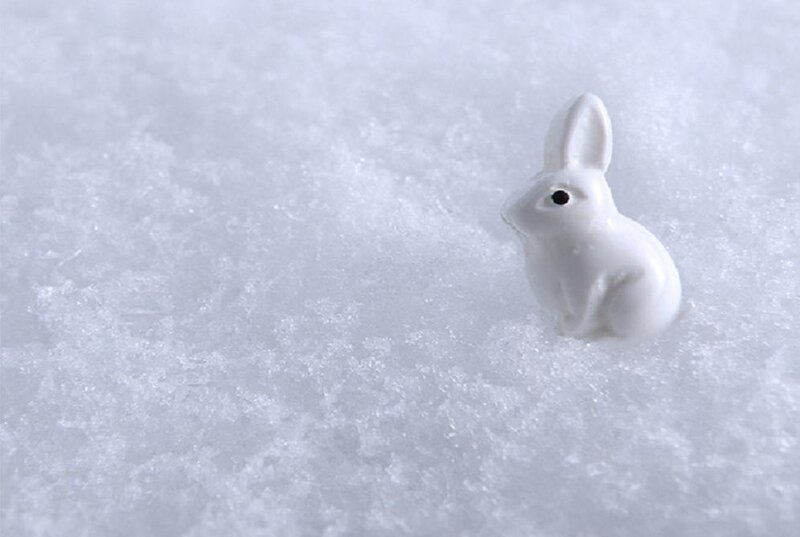White Ceramic Rabbit