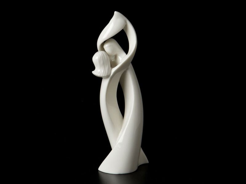 White Ceramic Sculpture