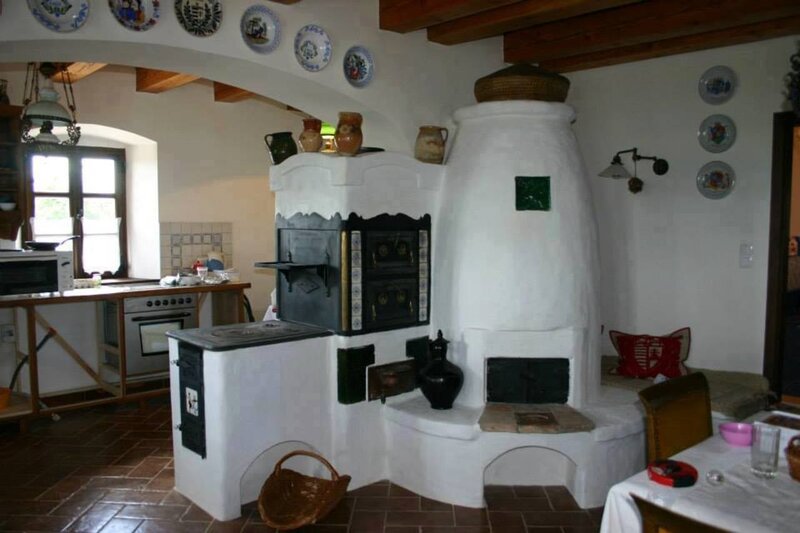 White Ceramic Stove