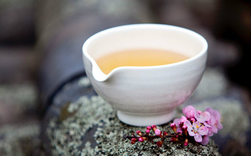 White Ceramic Teacup