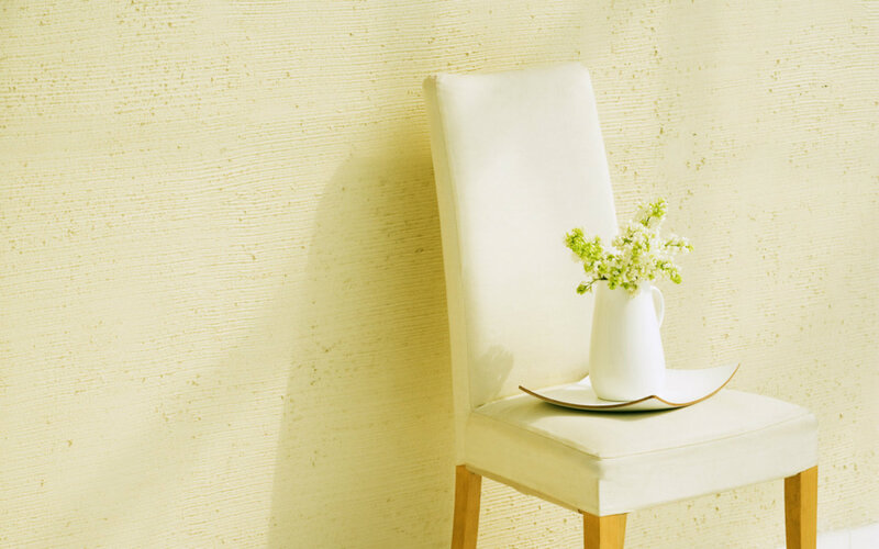 White Chair with Flowers — Cream, Serene