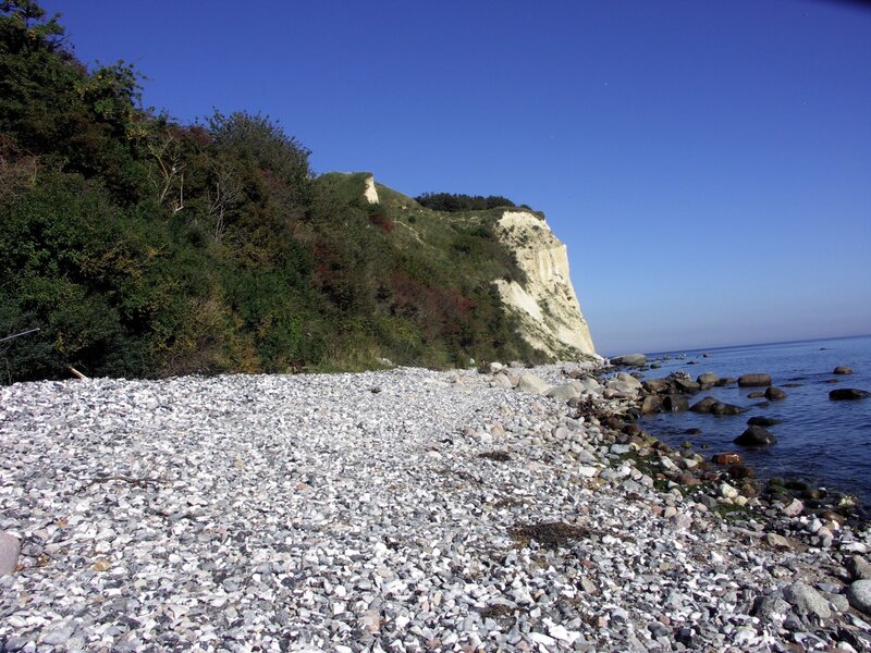 White Chalk Cliffs — Blue, Serene