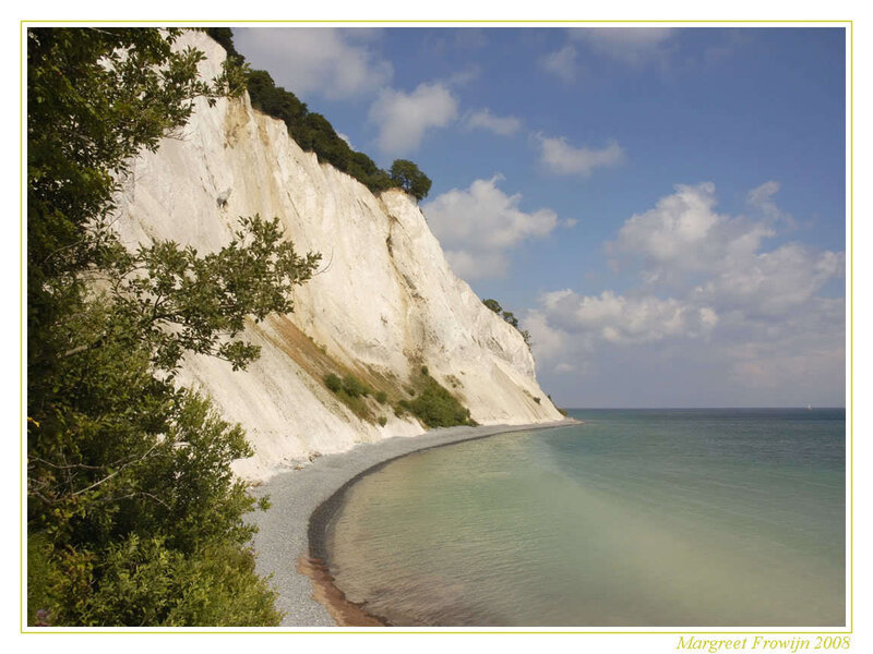 White Chalk Cliffs — Blue