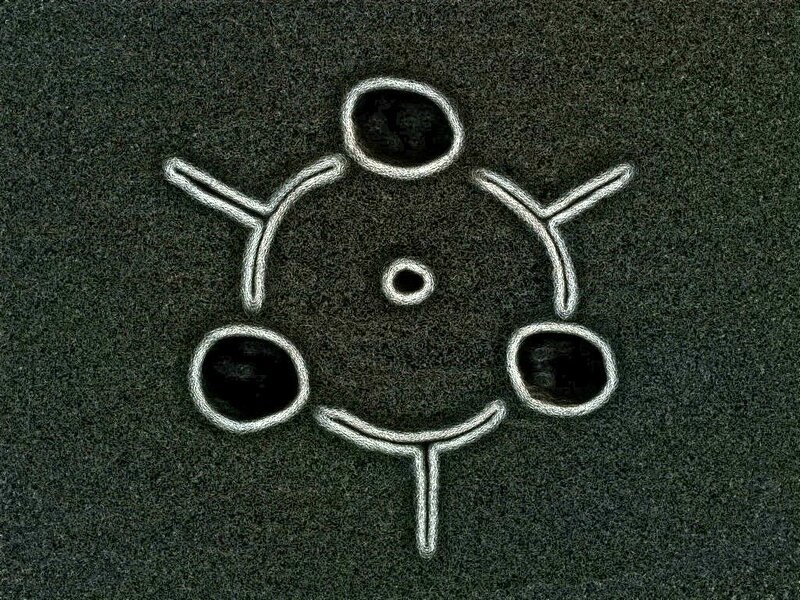 White Chalk Drawing