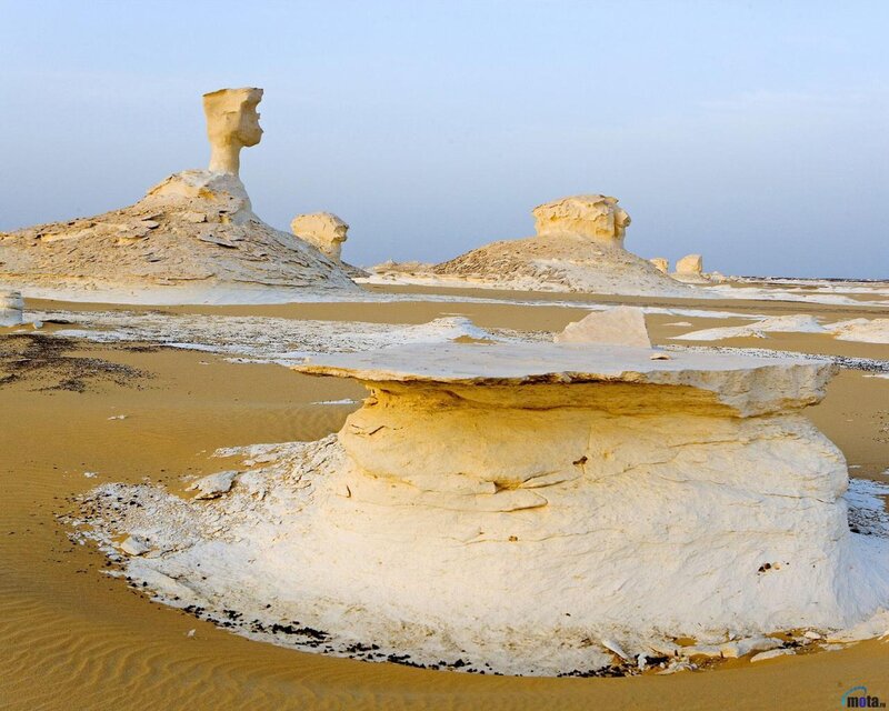 White Chalk Rock Formations