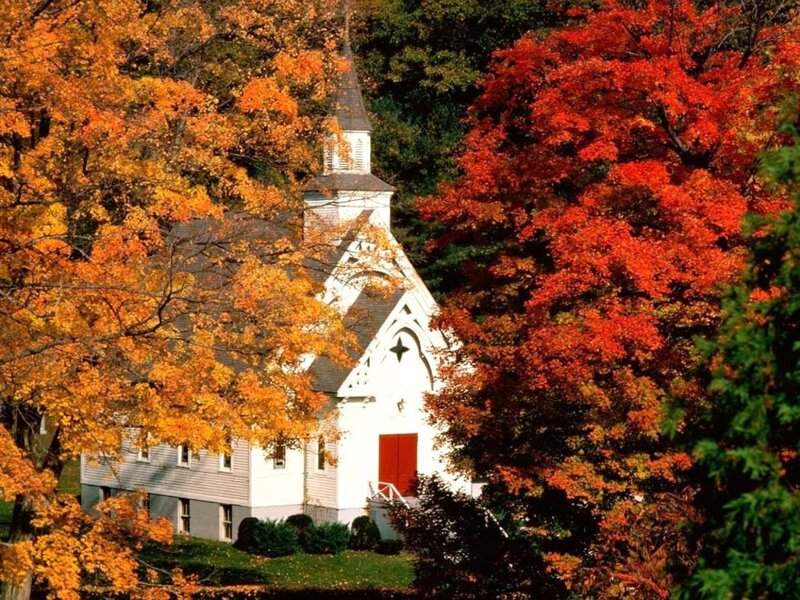 White Chapel in Autumn