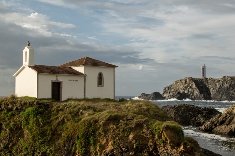 White Chapel on Cliff — Serene