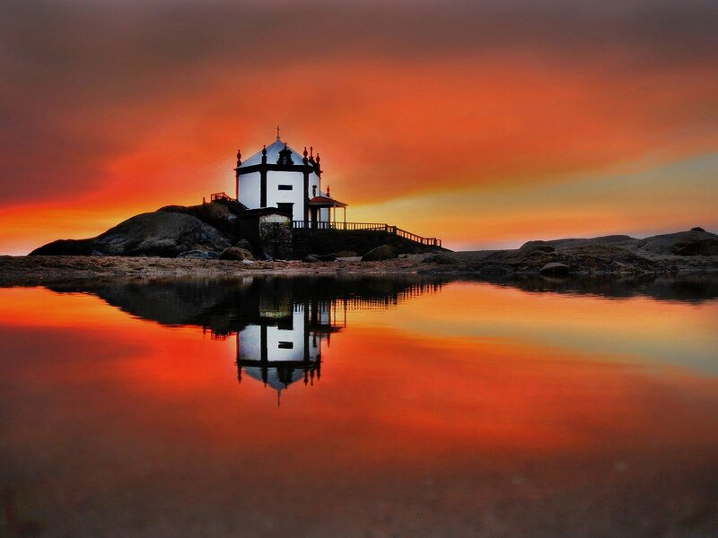 White Chapel on Rock