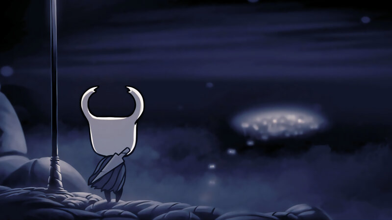 White Character with Horns