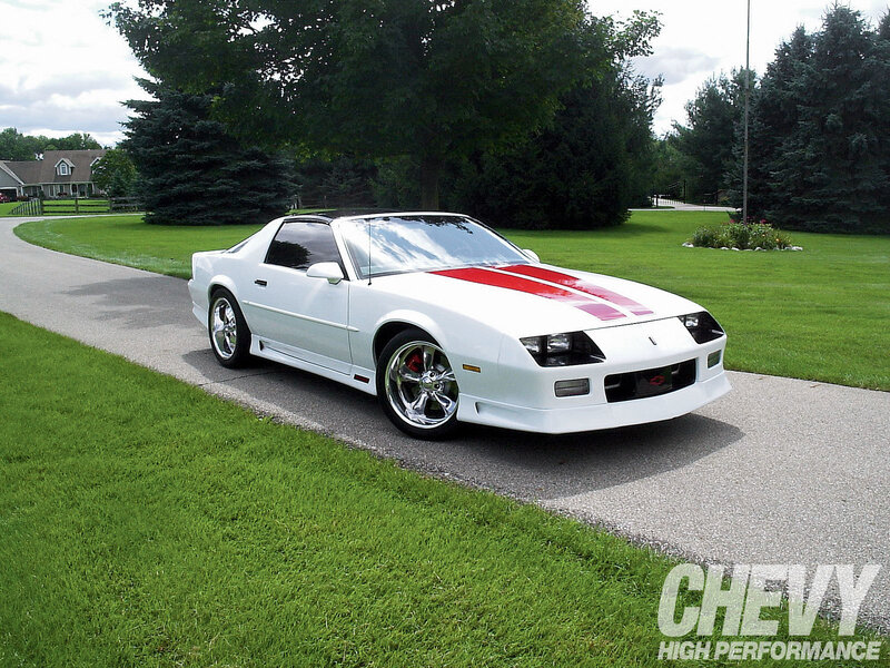 White Chevrolet Camaro — Calm