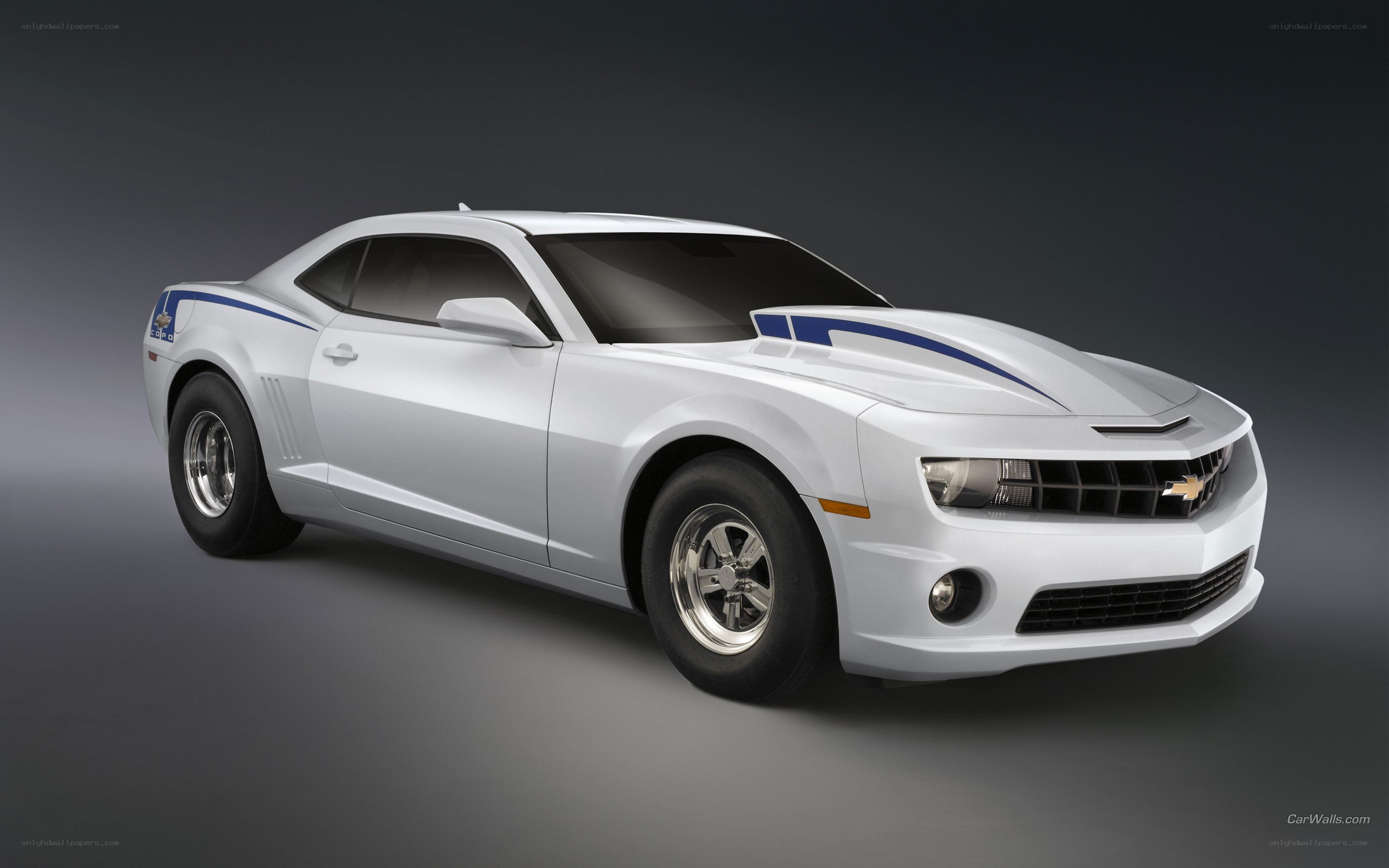 white chevrolet camaro concept