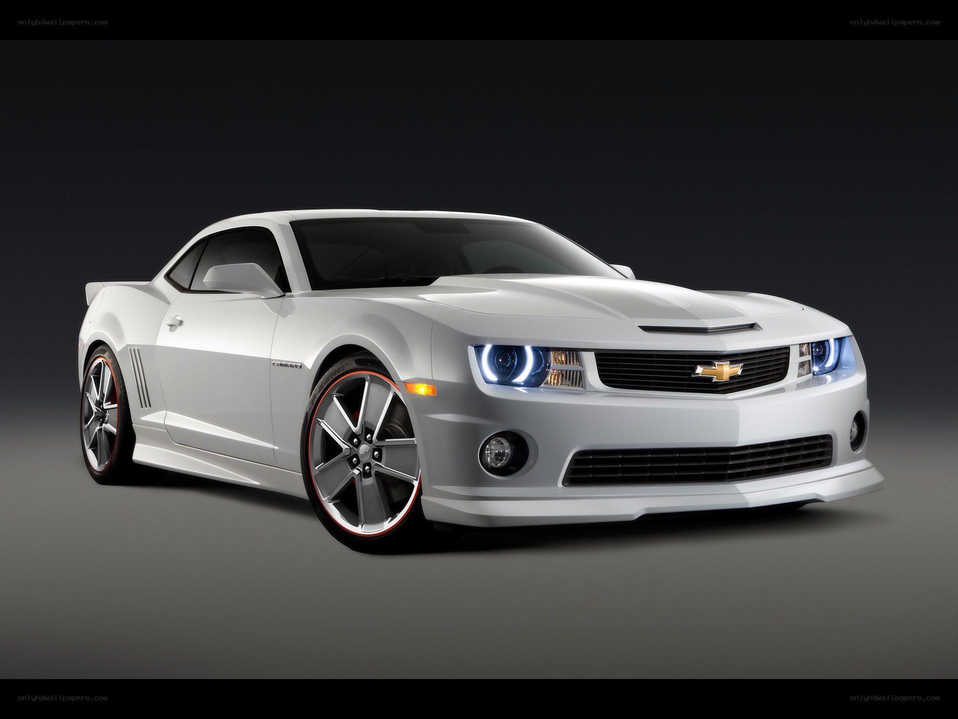 White Chevrolet Camaro concept car