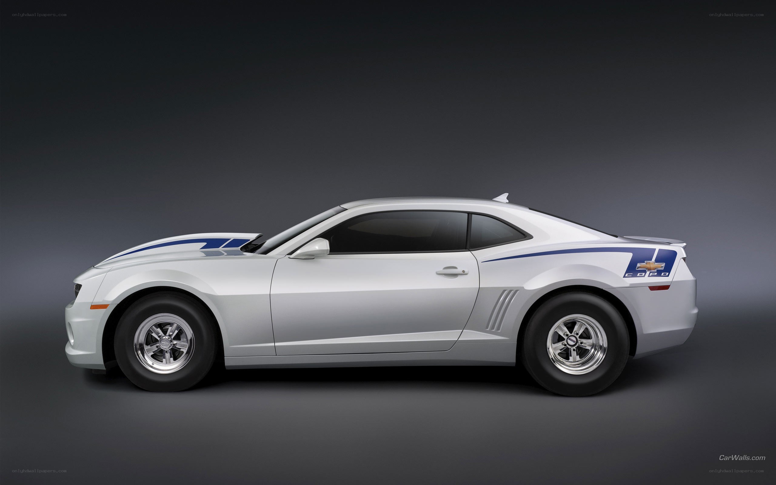 white chevrolet camaro coupe