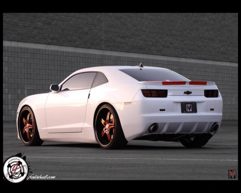 white chevrolet camaro coupe
