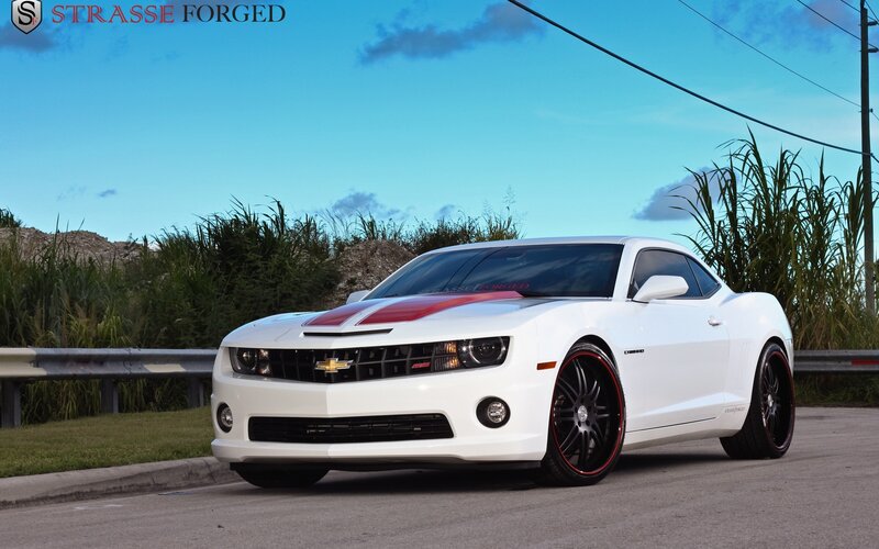 White Chevrolet Camaro — Dramatic, Afternoon, Photograph, Car