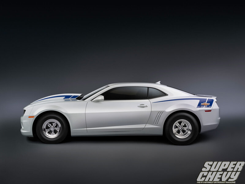 White Chevrolet Camaro — Dramatic, Photograph