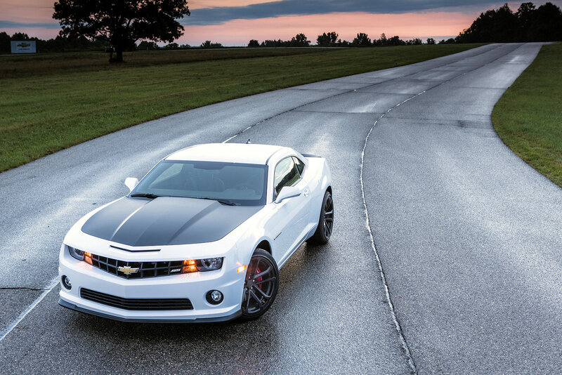 White Chevrolet Camaro — Serene