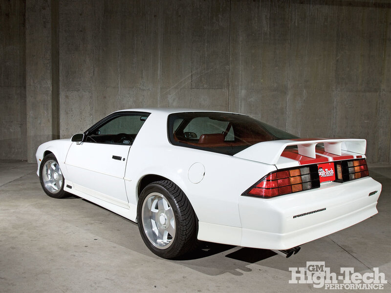 white chevrolet camaro z28