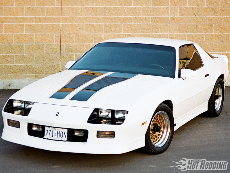 white chevrolet camaro z28