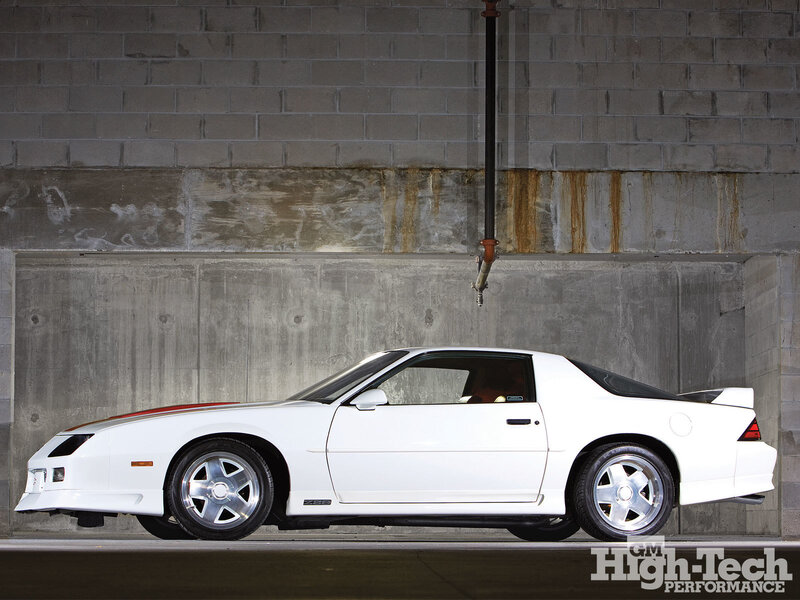 white chevrolet camaro z28