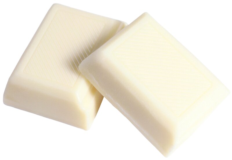 white chocolate bars