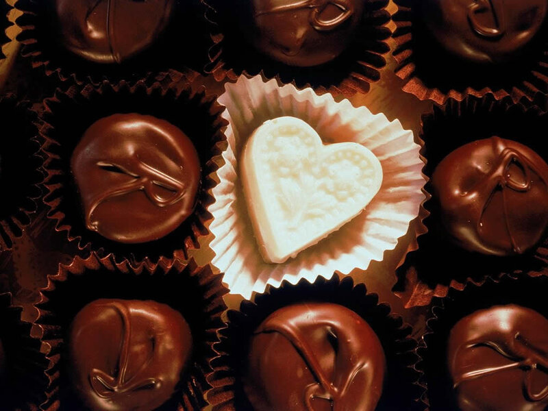 White Chocolate Heart — Brown, Indulgent