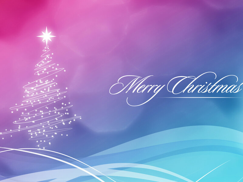 White Christmas Tree — Pink