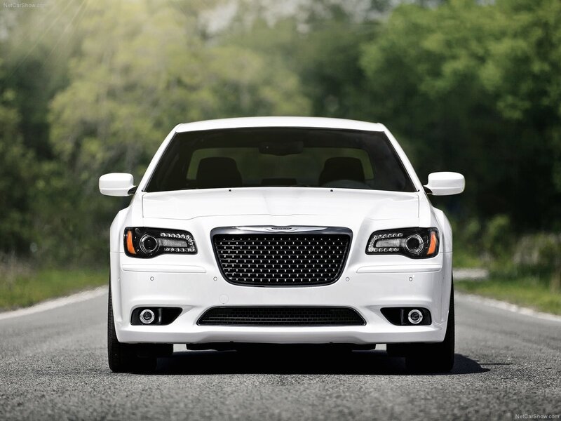 White Chrysler 300 — Serene