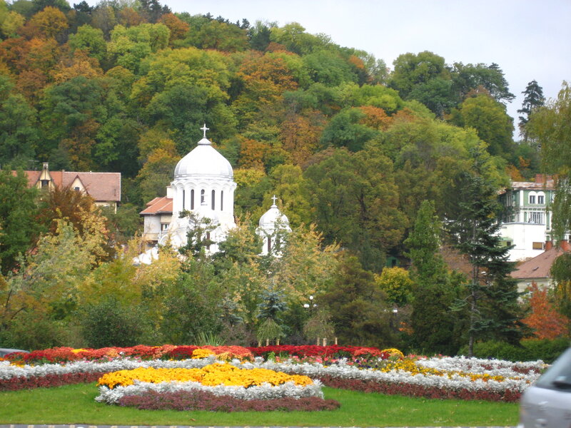 White Church on Hillside — Green, Serene