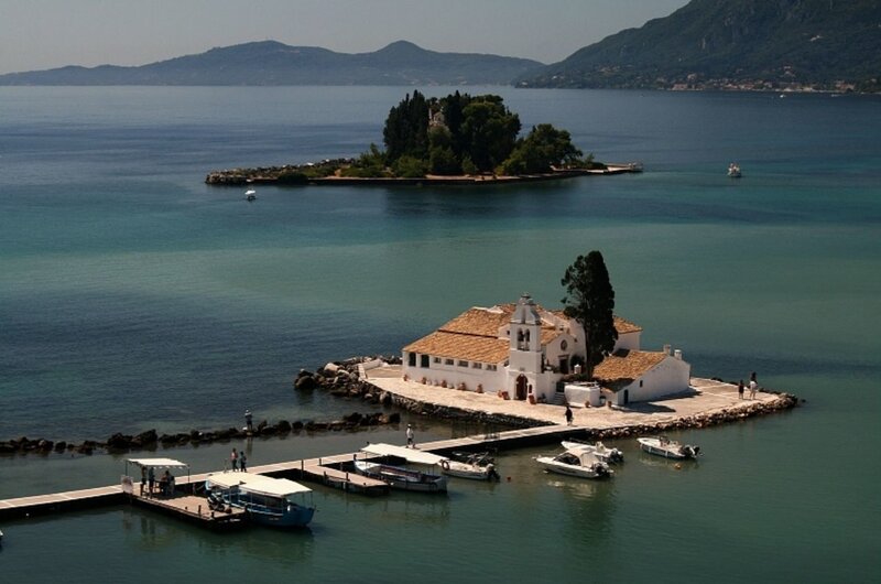White Church on Island