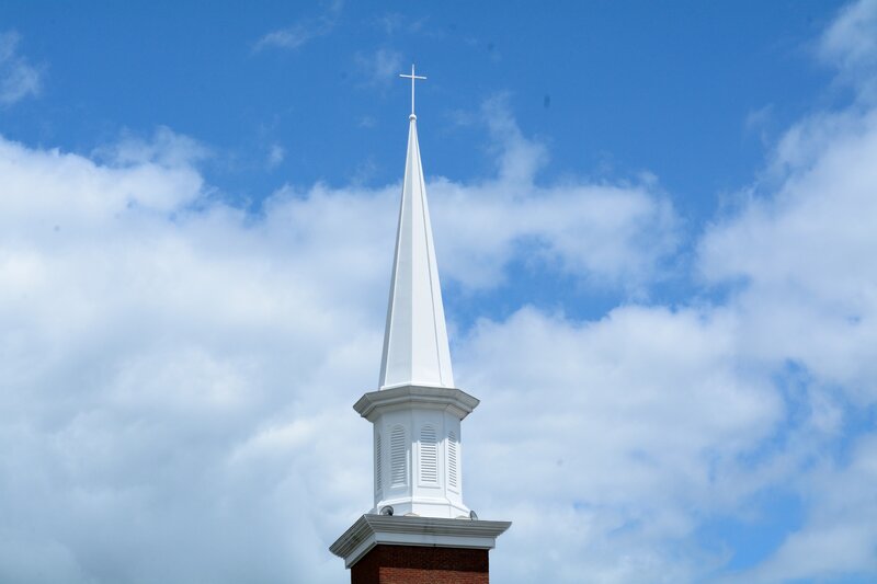 White Church Steeple — Serene