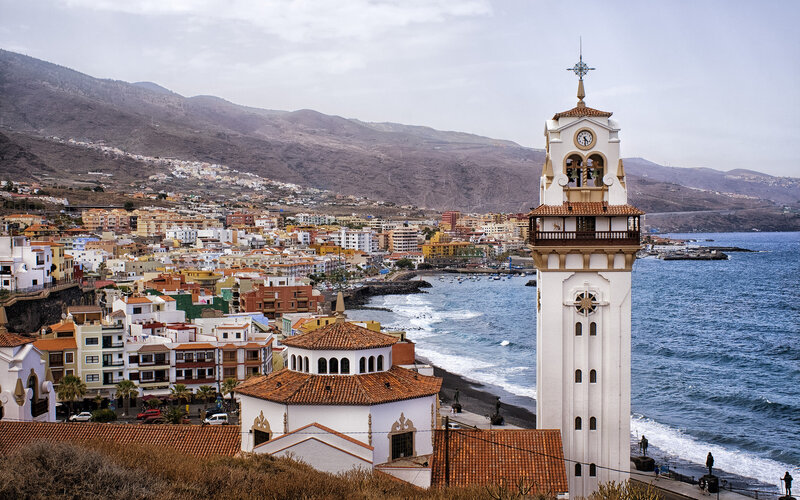 White Church Tower — Serene, Afternoon