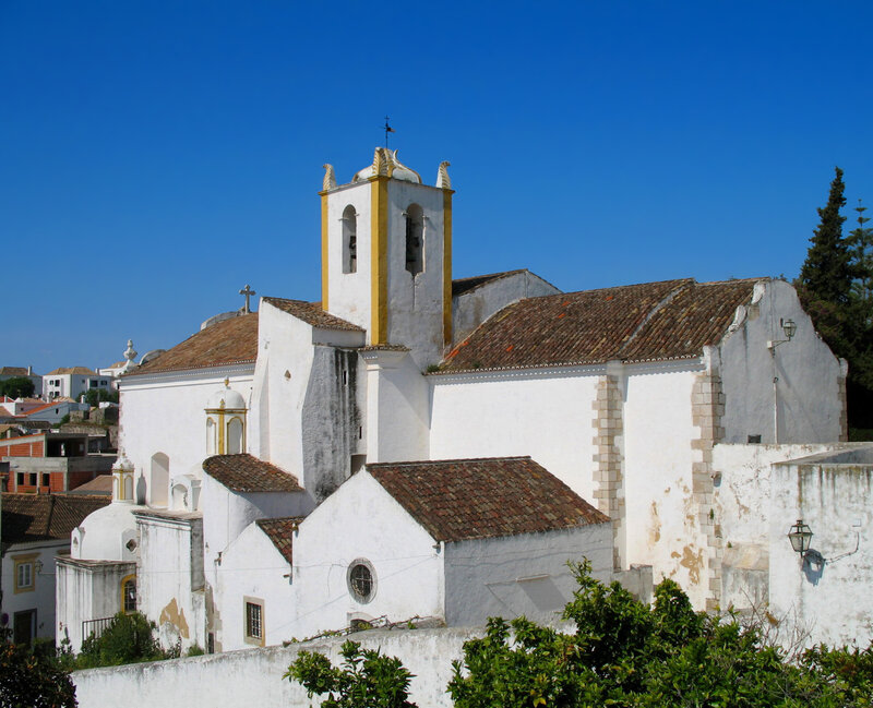White church with bell tower